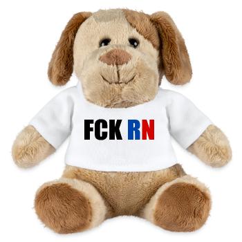 rn - Chien en peluche Helge MiniFeet® - blanc - Devant