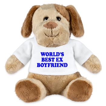 worlds best ex boyfriend - Chien en peluche Helge MiniFeet® - blanc - Devant