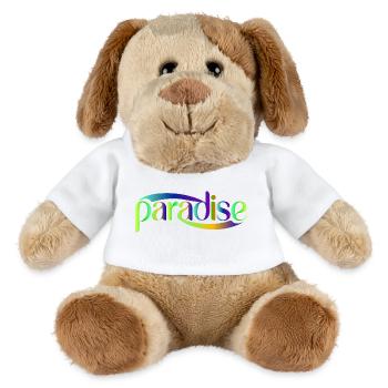 Conception du scénario Paradise Rainbow - Chien en peluche Helge MiniFeet® - blanc - Devant