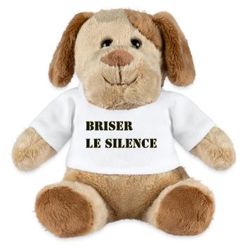 DIE STILLE BRECHEN - MiniFeet® Hund Helge - Weiß - Vorne