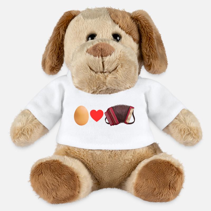 Ei love Quetschn - MiniFeet® Hund Helge - Weiß