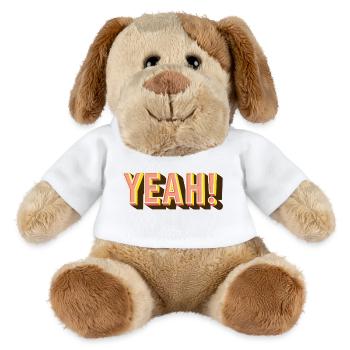 YEAH Retro Pop Font - MiniFeet® Dog Helge - white - Front