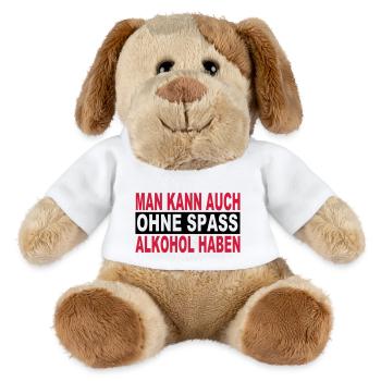 Alkohol - MiniFeet® Hund Helge - Weiß - Vorne