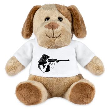 Protector rifle - MiniFeet® Dog Helge - white - Front
