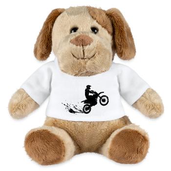 Moto Cross Dirt Bike - MiniFeet® Dog Helge - white - Front