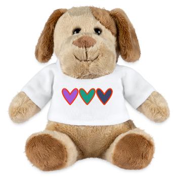 OMA. MUTTERTAG. ALLES GUTE ZUM OMA-TAG. ICH LIEBE DICH - MiniFeet® Hund Helge - Weiß - Vorne