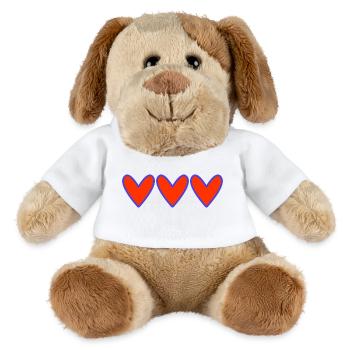 MOM. MOTHER'S DAY. HEART. FEAST. HAPPY BIRTHDAY - MiniFeet® Dog Helge - white - Front