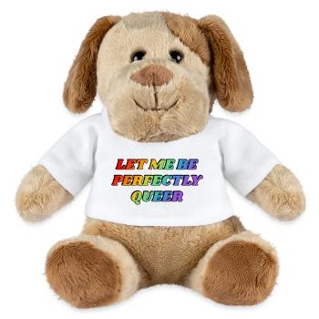 Lass mich vollkommen queer sein - MiniFeet® Hund Helge - Weiß - Vorne