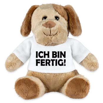 Ich bin fertig - MiniFeet® Hund Helge - Weiß - Vorne