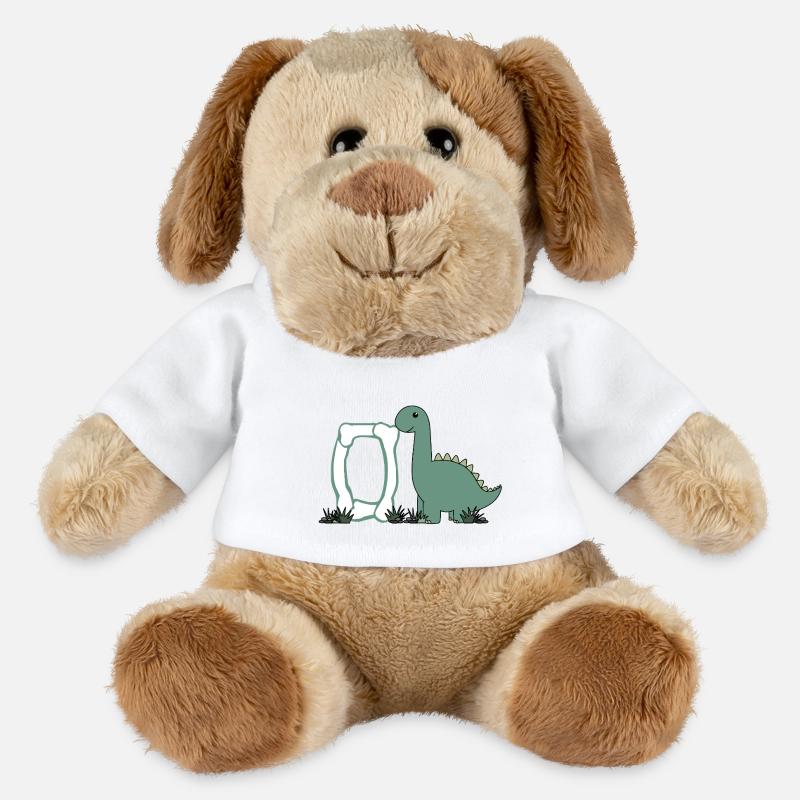 Buchstabe O - MiniFeet® Hund Helge - Weiß