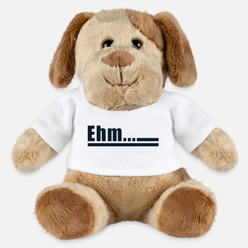 Ehm statement - MiniFeet® Dog Helge - white