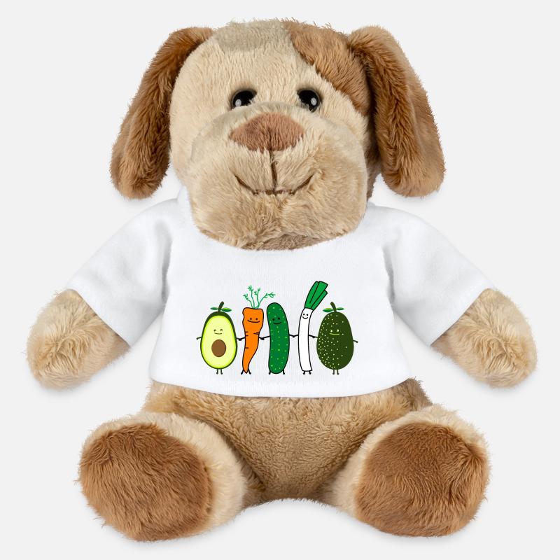 Gemüsefreunde - MiniFeet® Hund Helge - Weiß