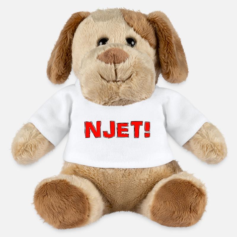Njet! No In Russian Language Simple But Cool - MiniFeet® Dog Helge - white