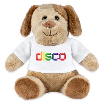 Disco Spectrum Neon Retro - MiniFeet® Dog Helge - white - Front