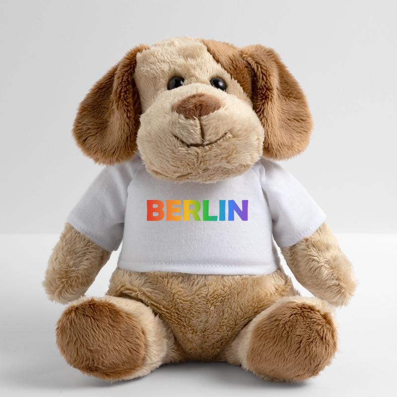 Berliner Regenbogen Text MiniFeet® Hund Helge