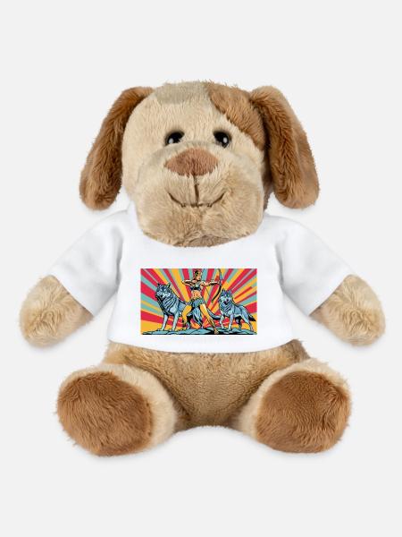 nVx Artemis 1 - Chien en peluche Helge MiniFeet® - blanc