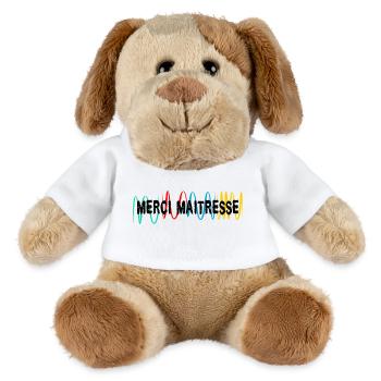 VIELEN DANK. GELIEBTE. MEISTER. DANKE HERRIN - MiniFeet® Hund Helge - Weiß - Vorne