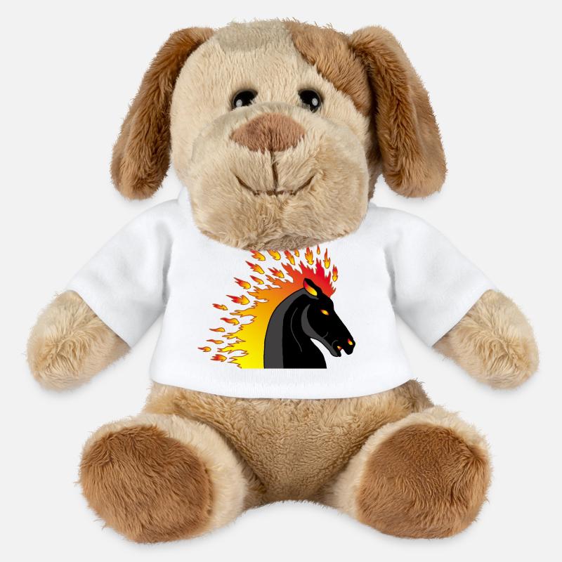 Feuerpferd - MiniFeet® Hund Helge - Weiß