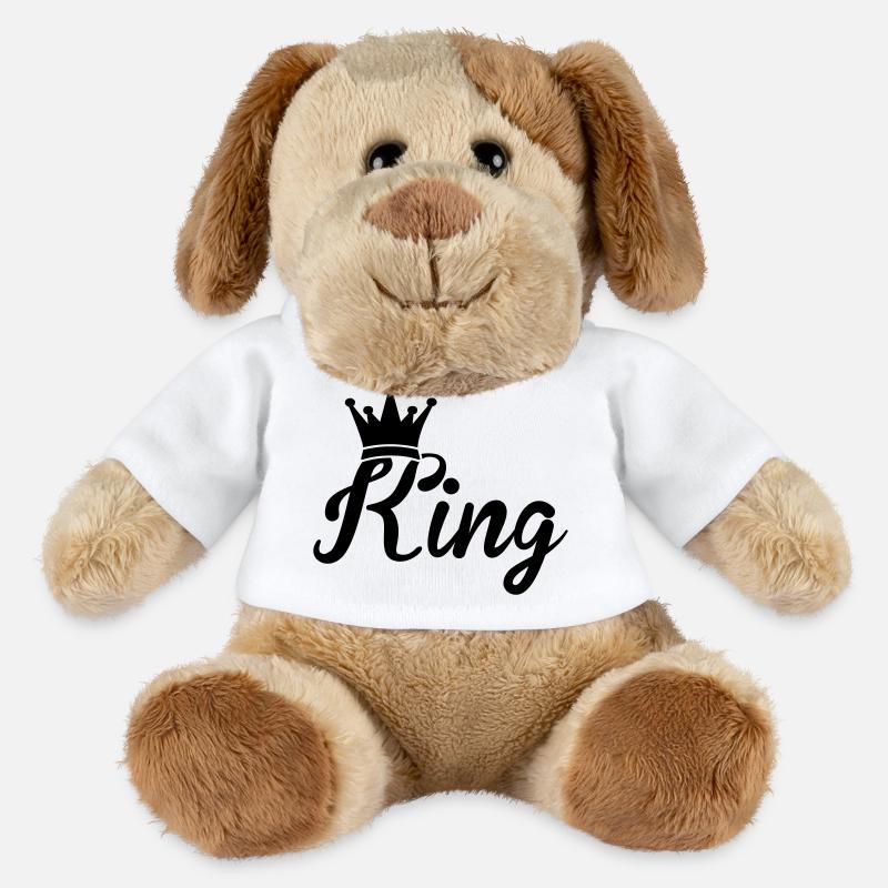 king - MiniFeet® Hund Helge - Weiß