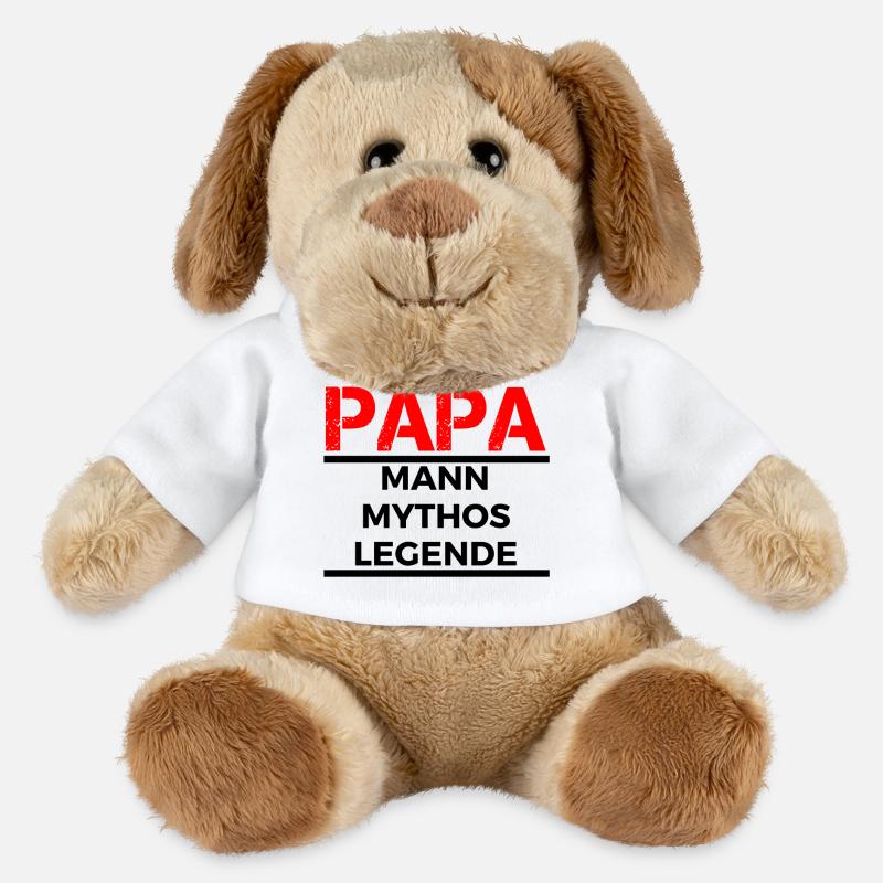 Dad, man, myth, legend - MiniFeet® Dog Helge - white