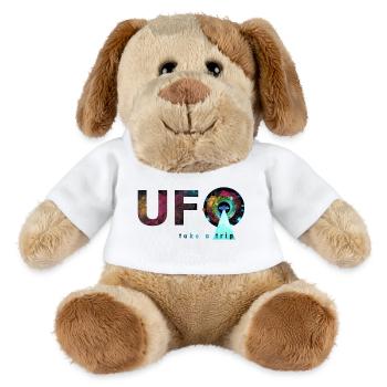 ufo - take a trip - MiniFeet® Hund Helge - Weiß - Vorne