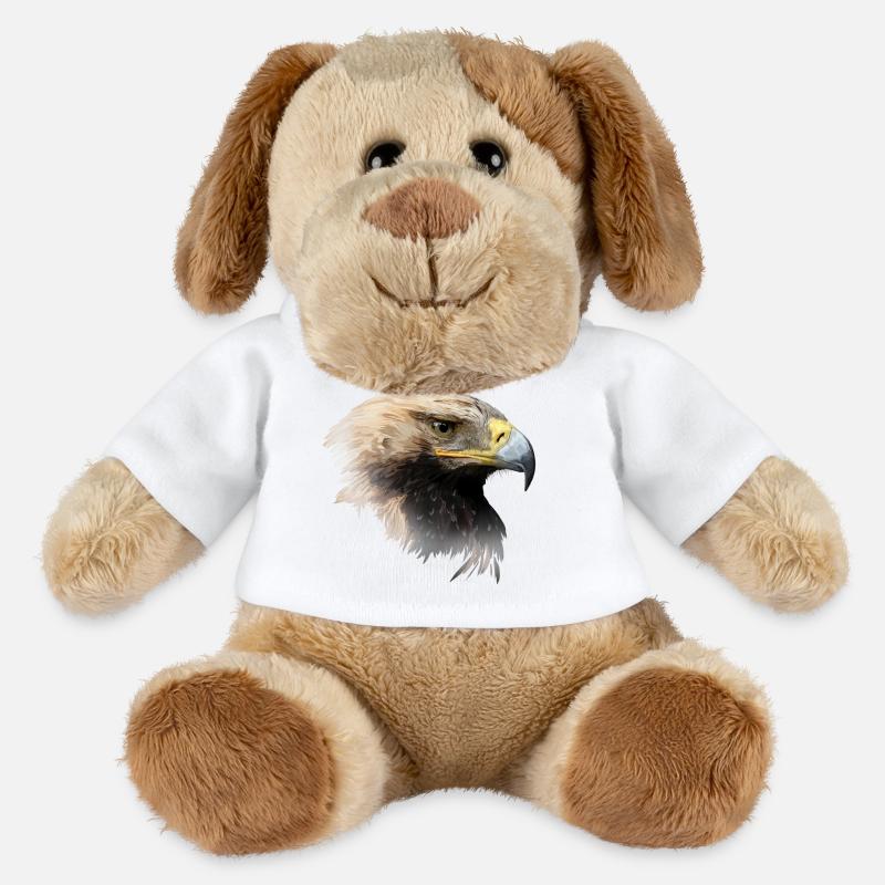 aigle - Chien en peluche Helge MiniFeet® - blanc