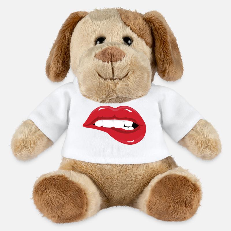 lippen - MiniFeet® Hund Helge - Weiß