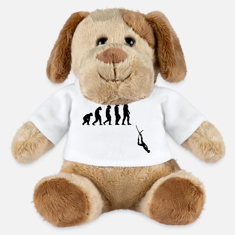 Evolution Apnée Plongée - Chien en peluche Helge MiniFeet® - blanc
