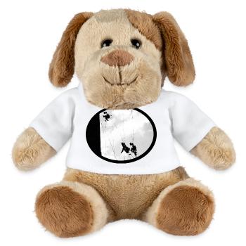 Window cleaner at lofty heights - MiniFeet® Dog Helge - white - Front