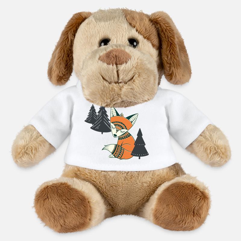 Magical forest fox - MiniFeet® Dog Helge - white