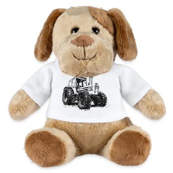 Deutz 13006 | spéciale Tracteurs Deutz | Deutz - Chien en peluche Helge MiniFeet® - blanc - Devant