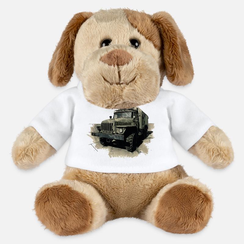 URAL 4320 - MiniFeet® Hund Helge - Weiß