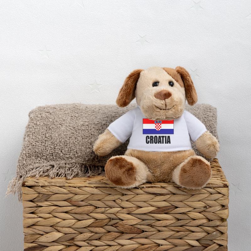 Drapeau de la Croatie Chien en peluche Helge MiniFeet®