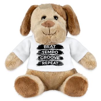 Beat Groove Tempo Repeat - MiniFeet® Hund Helge - Weiß - Vorne