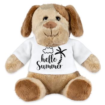 Hallo Sommerpalme - MiniFeet® Hund Helge - Weiß - Vorne