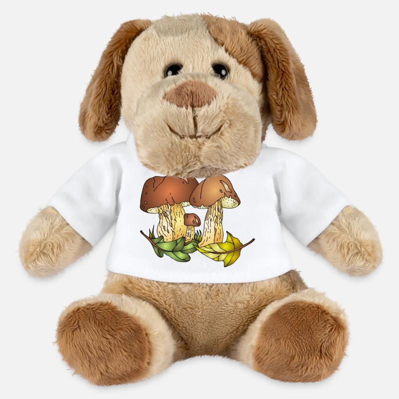 Pilze - MiniFeet® Hund Helge - Weiß