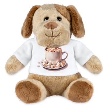 Heiße Schokolade - MiniFeet® Hund Helge - Weiß - Vorne