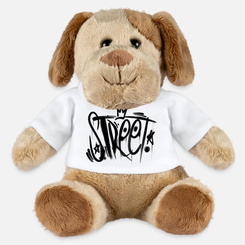 Rue - Chien en peluche Helge MiniFeet® - blanc
