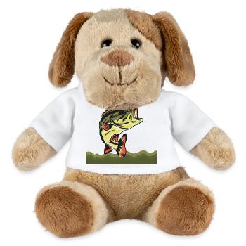 fisch, fisch, angeln, see, meer, angeln, fauna, exotisch - MiniFeet® Hund Helge - Weiß - Vorne