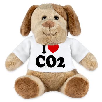 I love co2 - MiniFeet® Hund Helge - Weiß - Vorne