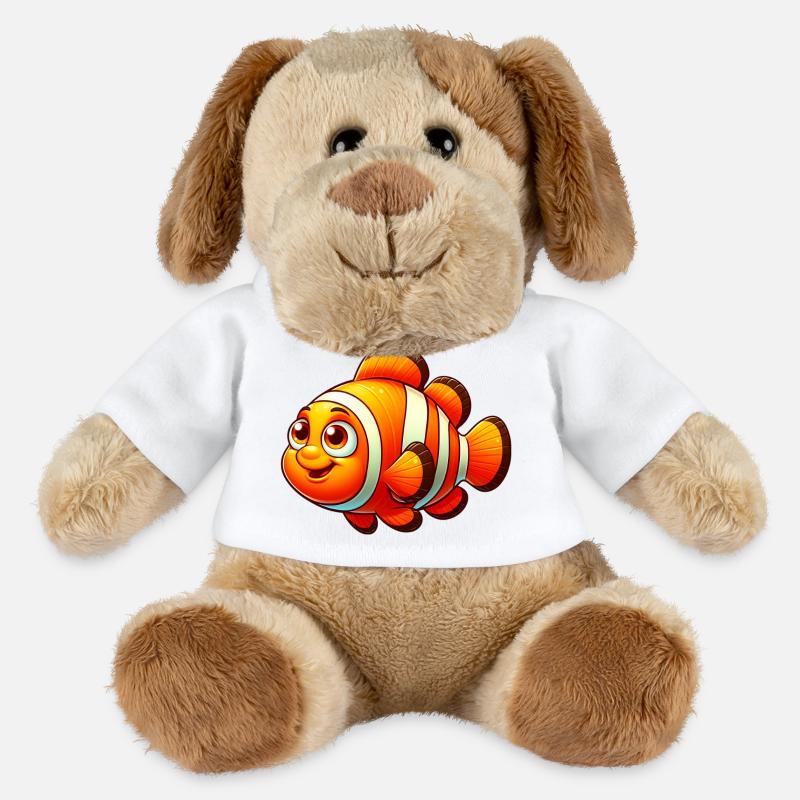 Clownfisch - MiniFeet® Hund Helge - Weiß