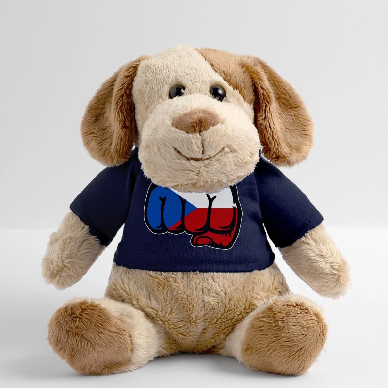 Drapeau de la République tchèque Chien en peluche Helge MiniFeet®