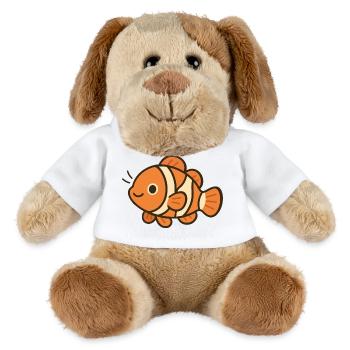 Anemone Fish - Cheerful Reef Dweller - MiniFeet® Dog Helge - white - Front