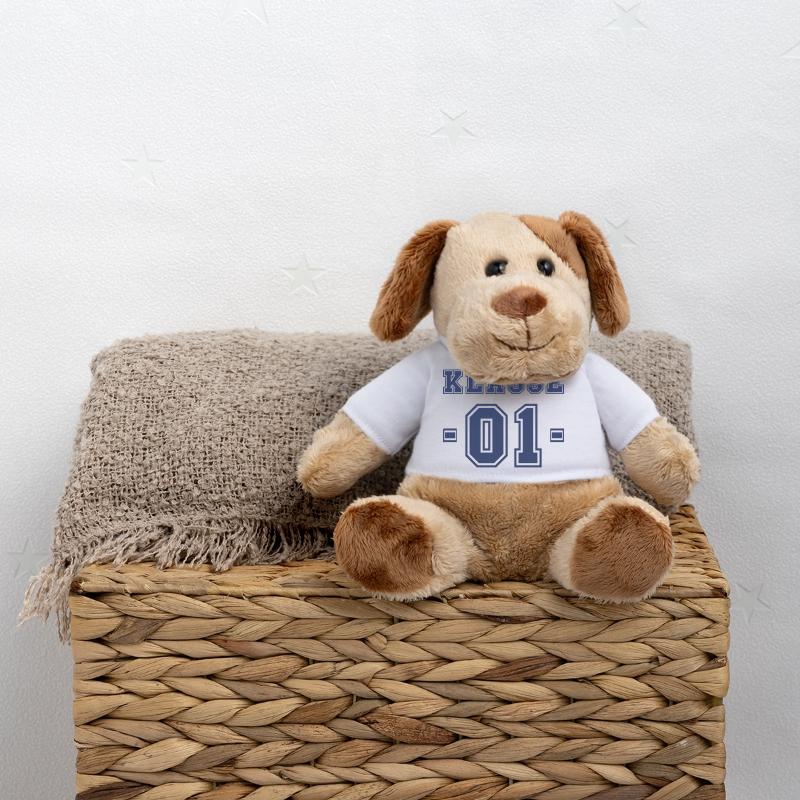 KLASSE 1 - Einschulung Erstklässler Schulanfang MiniFeet® Hund Helge