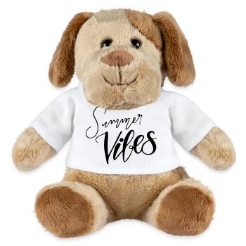 Hand Lettering "Summer Vibes" Various Colors - MiniFeet® Dog Helge - white - Front