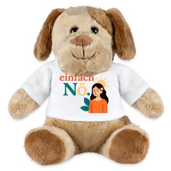 Juste non. Conception de la pleine conscience - Chien en peluche Helge MiniFeet® - blanc - Devant