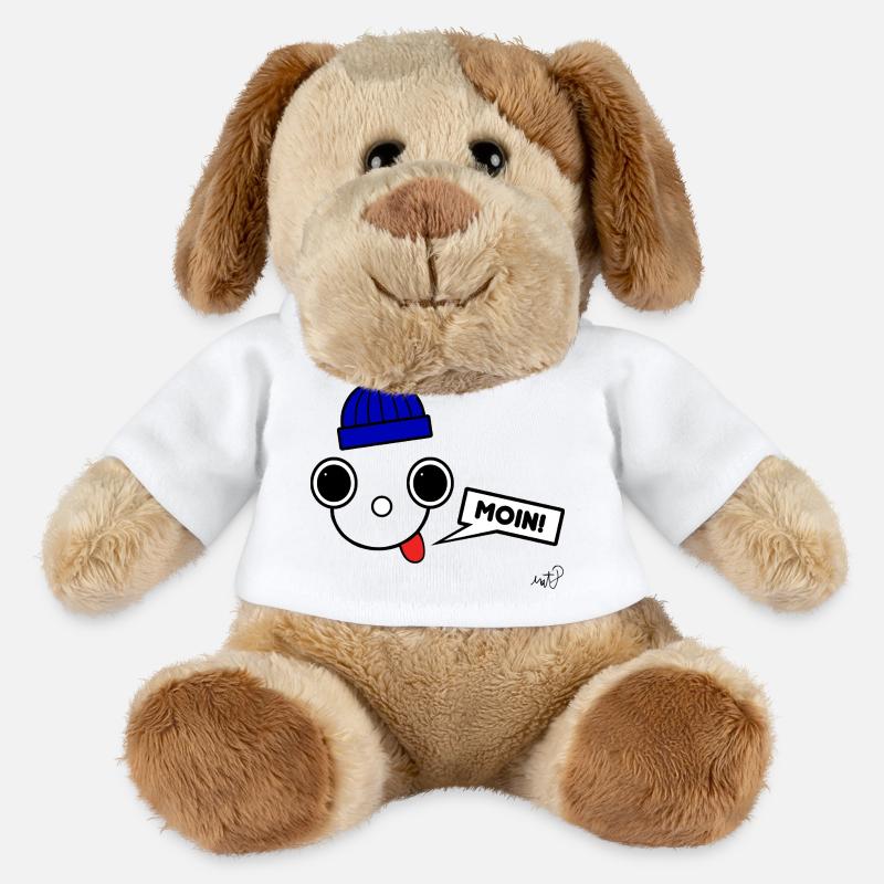 Koppie Moin with Beanie - MiniFeet® Dog Helge - white