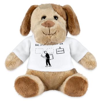 Das letzte Bild...lassen wir hängen - MiniFeet® Hund Helge - Weiß - Vorne