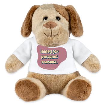 Heavy for Personal Reasons – Funny Sarcastic Quote - MiniFeet® Hund Helge - Weiß - Vorne