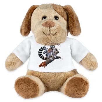 Lémuriens à queue annelée - Chien en peluche Helge MiniFeet® - blanc - Devant